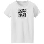 STOP STARRING AT MY BOOBS G500L Ladies' 5.3 oz. T-Shirt - Image 2