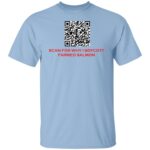 SCAN FOR WHY I BOYCOTT FARMED SALMON G500 5.3 oz. T-SHIRT