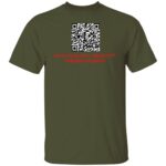 SCAN FOR WHY I BOYCOTT FARMED SALMON G500 5.3 oz. T-SHIRT - Image 4